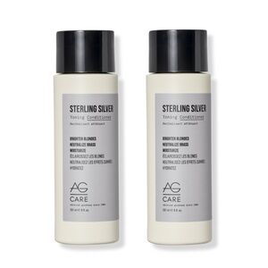 NEW 2x AG Care Sterling Silver Toning Conditioner Full Size